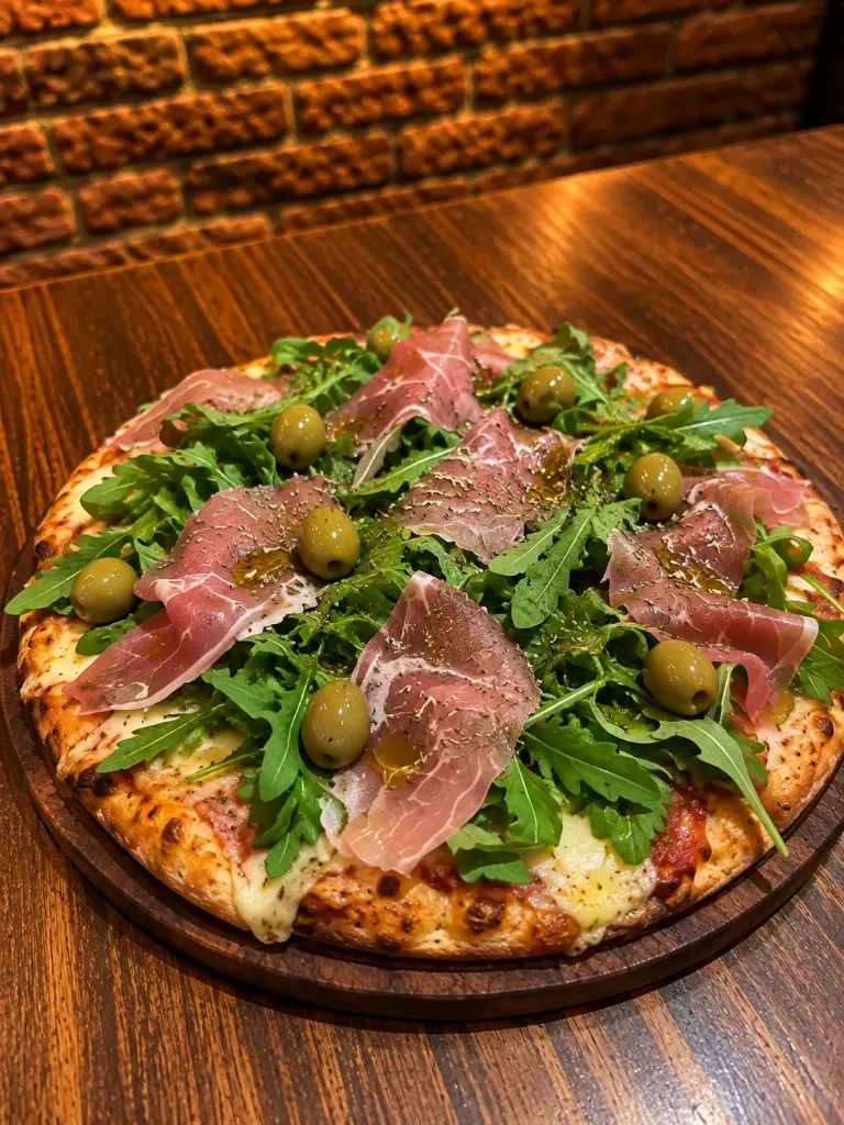 [PIZ18] PIZZA RUCULA Y JAMON CRUDO